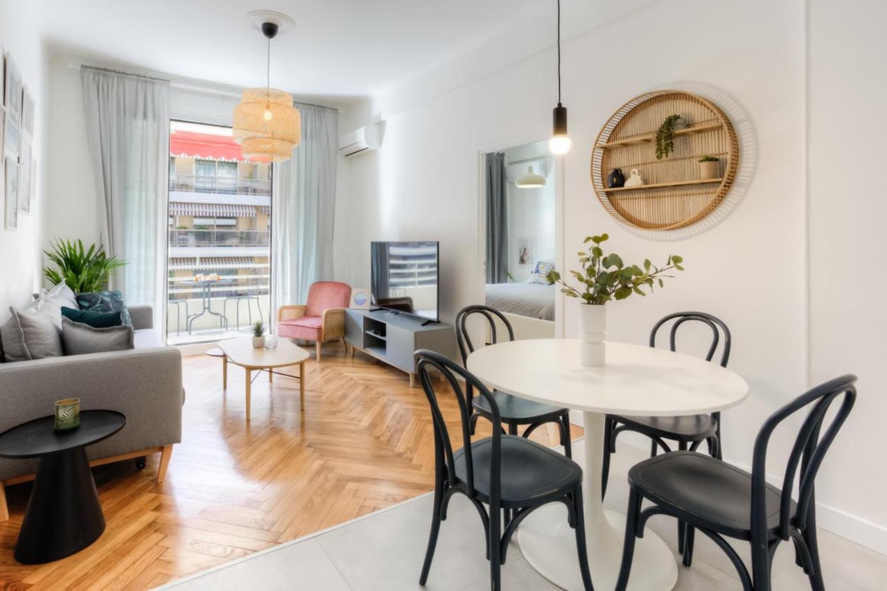 #29 Suite Gambetta Ac Sea View 2 Bedrooms 1Min Walk To Promenade & Sea Nizza Exterior foto